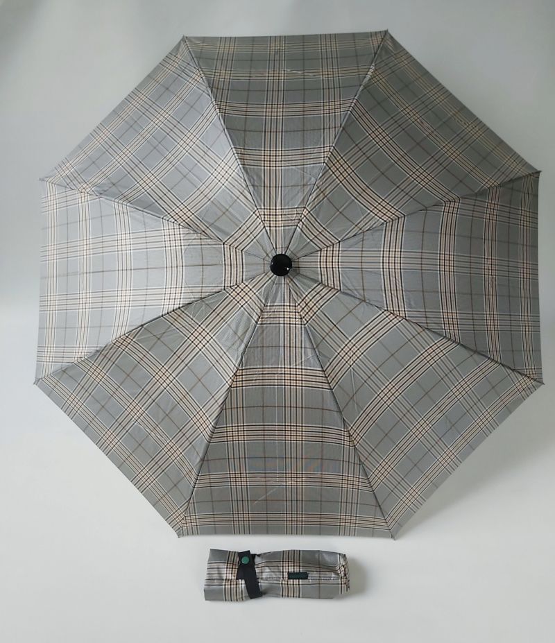  Parapluie pliant inversé écossais / Ezpeleta - Mini & solide : Parapluie-de-france.com - Durable & à l'épreuve du temps