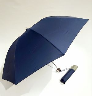  Parapluie mini inversé manuel bleu marine (monture Knirps) / Ezpeleta : Solide & Anti vent