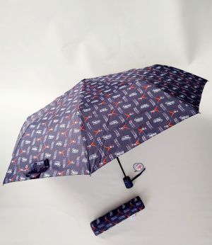 Mini parapluie automatique bleu le ski et le sport d'hiver Chic il pleut, léger et solide