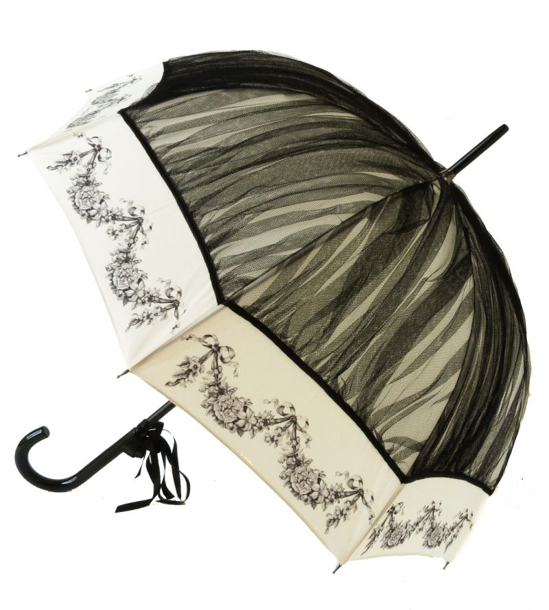 Parapluies Chantal Thomass Parapuie Pliant Micro Resille Rouge