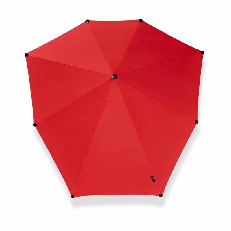 Parapluie Senz tempête Large uni rouge léger - Housse bandoulière - Robuste & anti uv